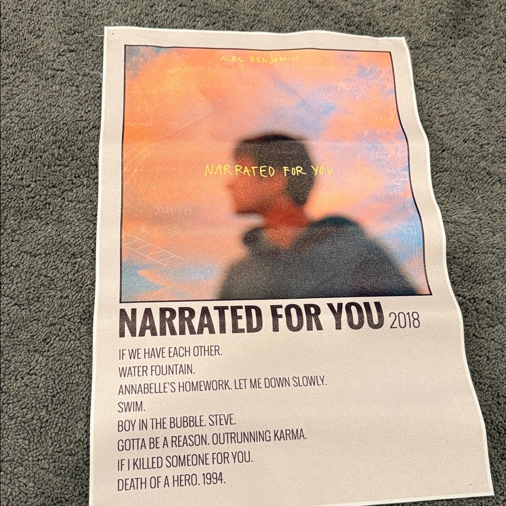 Alec Benjamin wall art posters 2 piece - Picture 3 of 3
